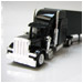 US Truck Peterbilt Sattelauflieger schwarz