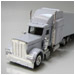 US Truck Peterbilt Sattelauflieger wei�