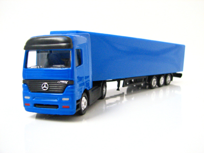 Mercedes Actros blau Sattelzug Rohling 1:87