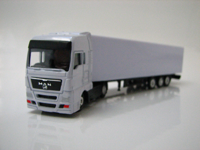 MAN Sattelzug wei Rohling 1:87